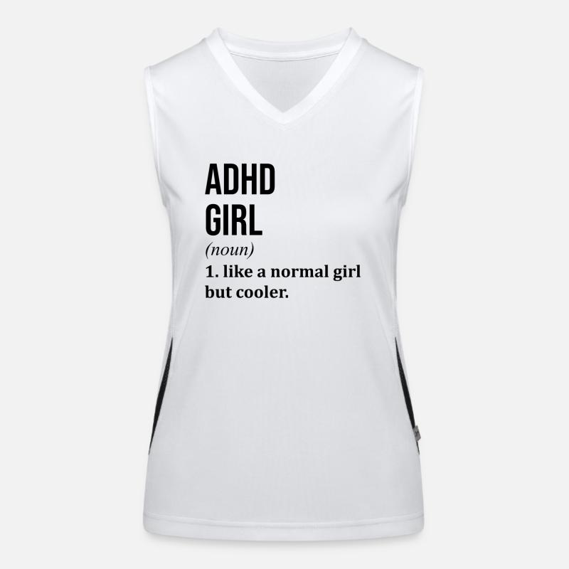 ADHS Funktionelles Kontrast-Tank Top für Frauen