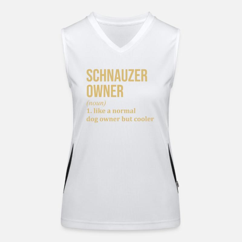 Schnauzer Women's Functional Contrast Tank Top