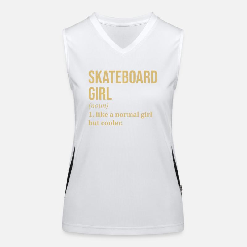 Skateboard Women's Functional Contrast Tank Top