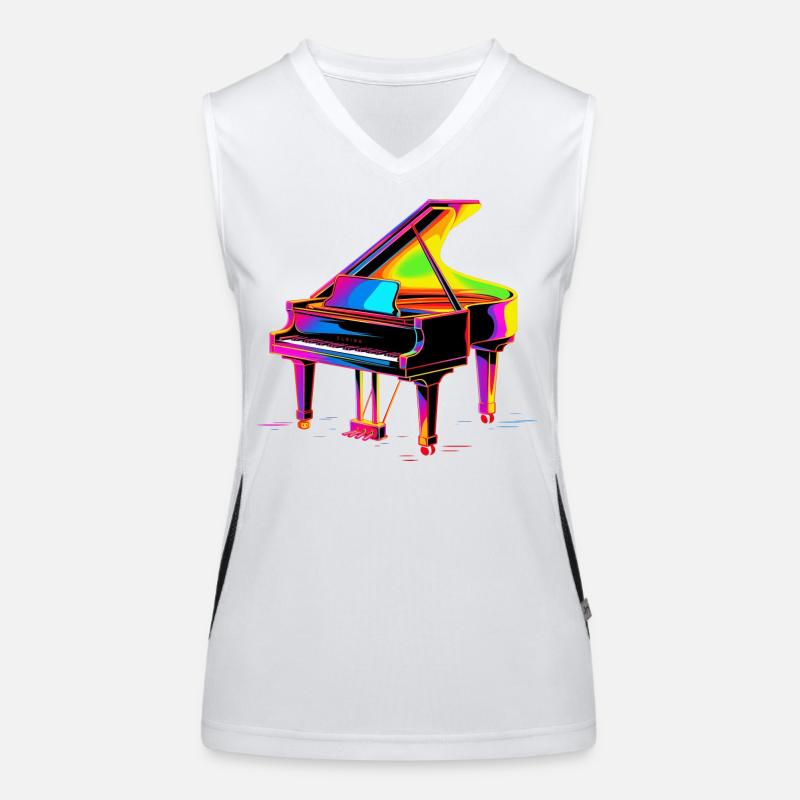 Aile Retrowave Débardeur respirant contrasté Femme