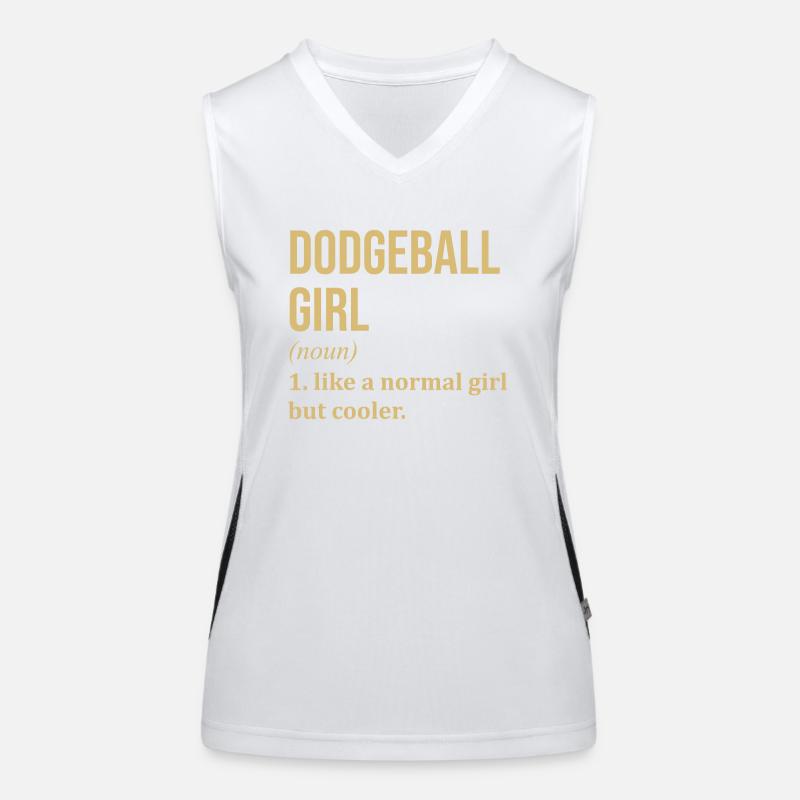 Völkerball Funktionelles Kontrast-Tank Top für Frauen
