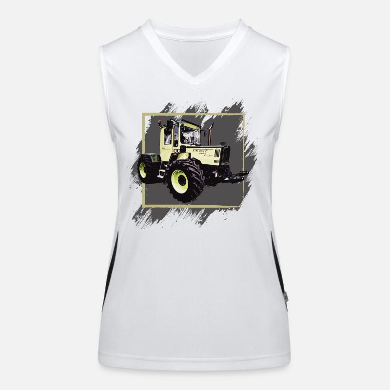 MB Traktor 1000 Funktionelles Kontrast-Tank Top für Frauen
