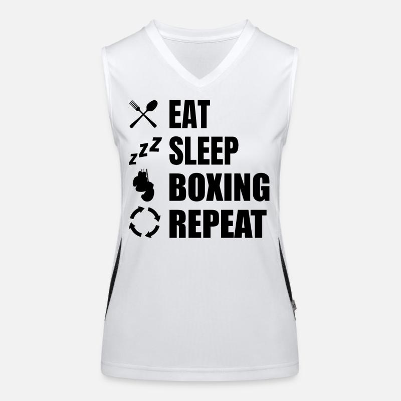 Routine de boxe Débardeur respirant contrasté Femme