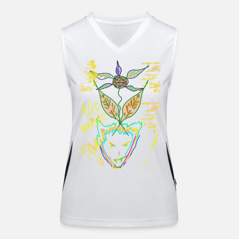 Vampire acide Débardeur respirant contrasté Femme