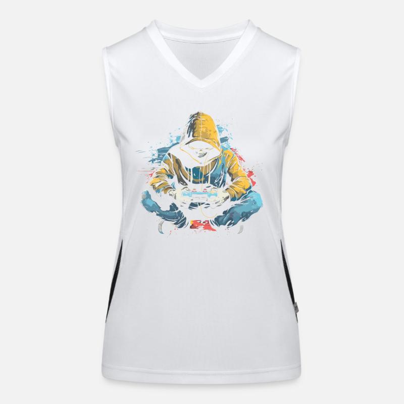 Game Lovers Women's Functional Contrast Tank Top