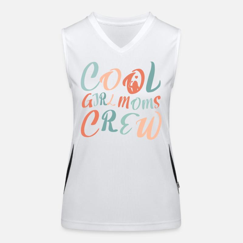 Cool Boy Moms Crew – Conception de la Vie de Maman Débardeur respirant contrasté Femme