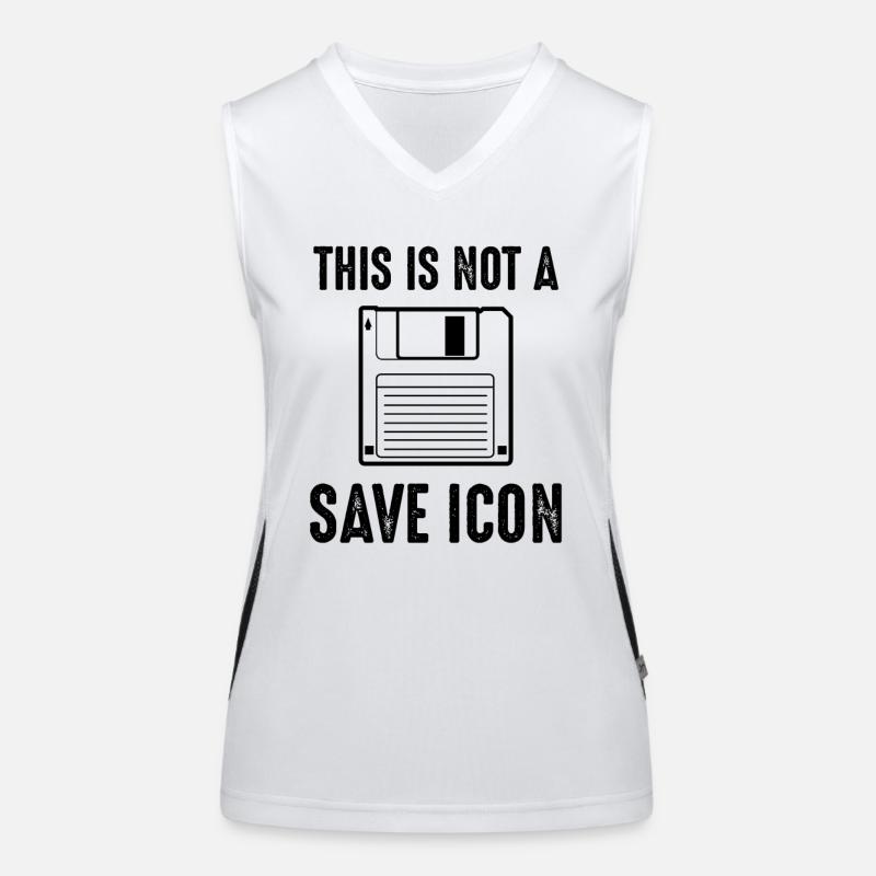 Computerwitz Funktionelles Kontrast-Tank Top für Frauen
