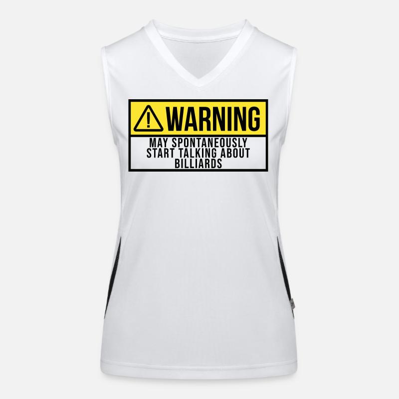 Billard Funktionelles Kontrast-Tank Top für Frauen