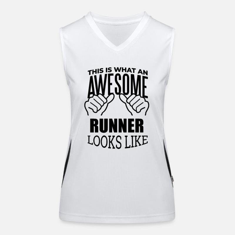 Läufer Funktionelles Kontrast-Tank Top für Frauen