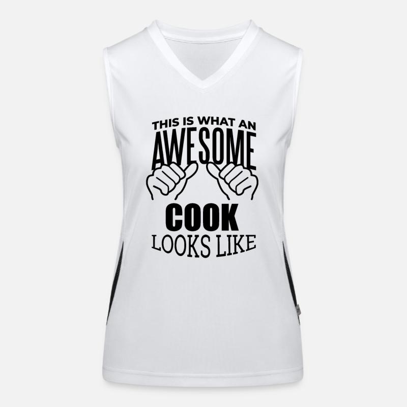 kochen Funktionelles Kontrast-Tank Top für Frauen
