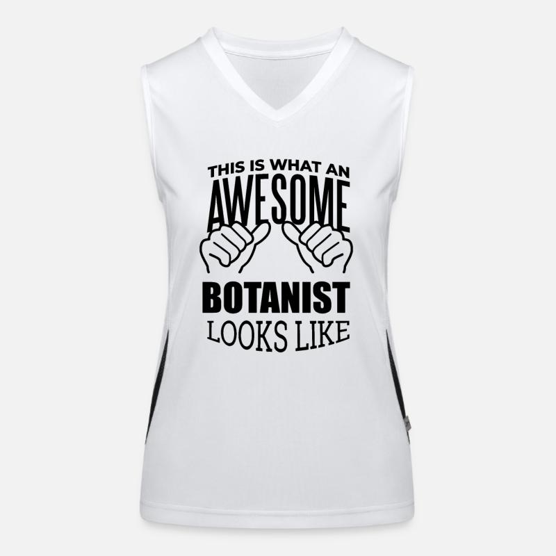Botanik Funktionelles Kontrast-Tank Top für Frauen