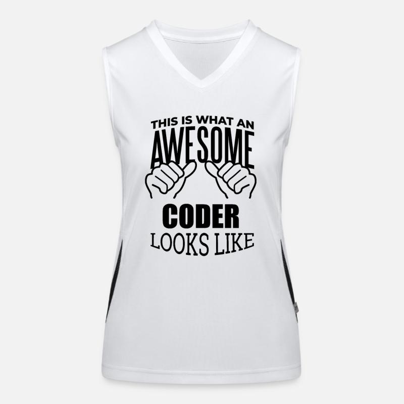 Programmierer Funktionelles Kontrast-Tank Top für Frauen