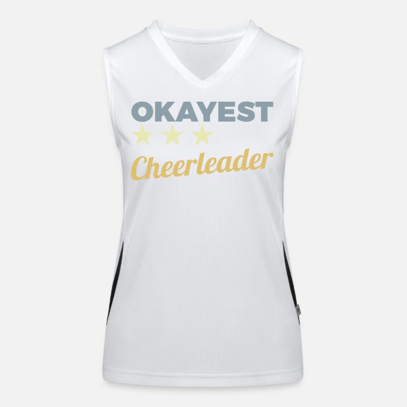 Average cheerleader Women's Functional Contrast Tank Top