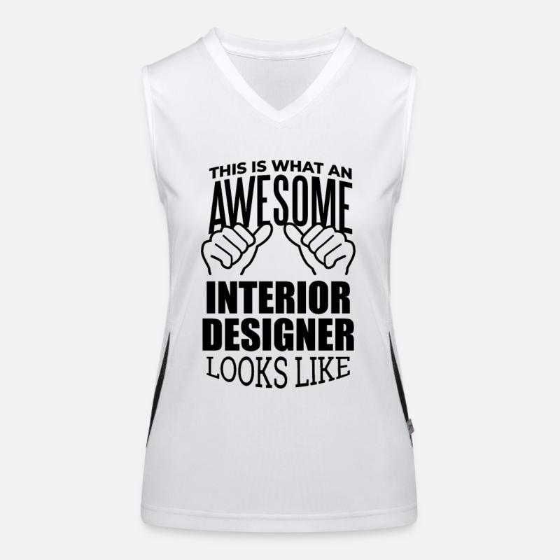 Interior Designer Women's Functional Contrast Tank Top