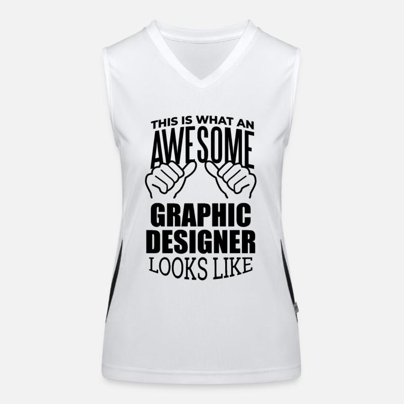 Graphic Designer Women's Functional Contrast Tank Top