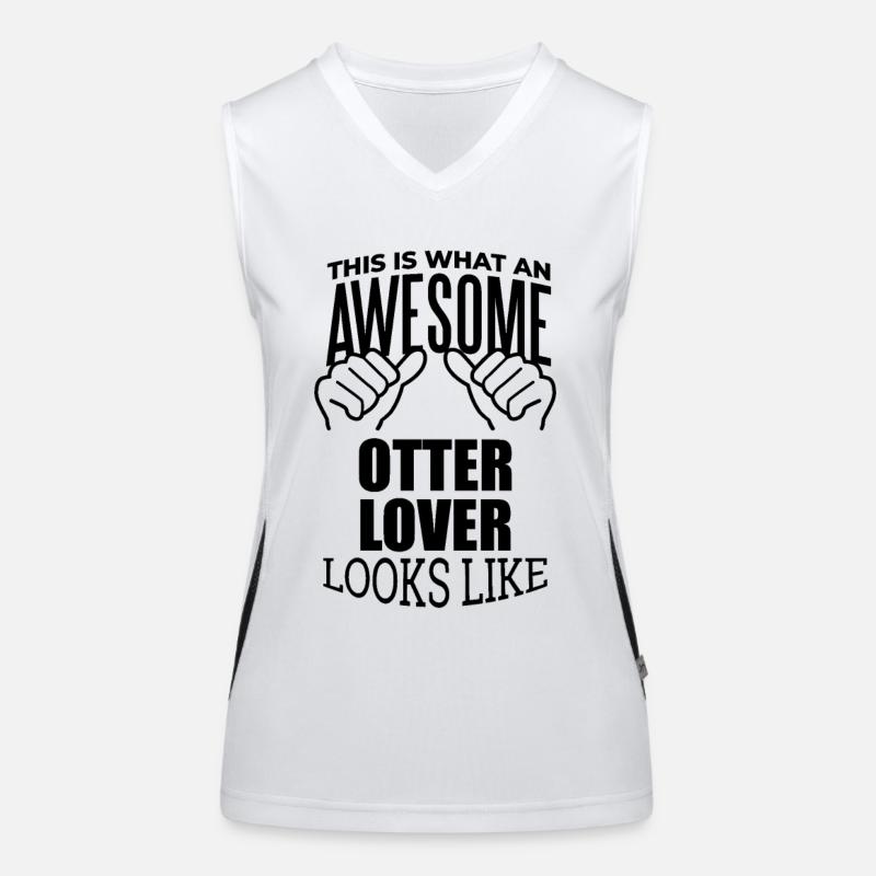 Otter Funktionelles Kontrast-Tank Top für Frauen