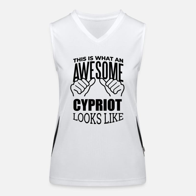 Zypern Funktionelles Kontrast-Tank Top für Frauen