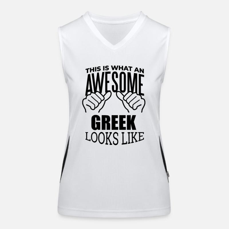 Grèce Débardeur respirant contrasté Femme