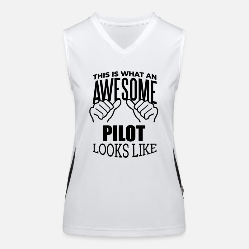Pilot Funktionelles Kontrast-Tank Top für Frauen