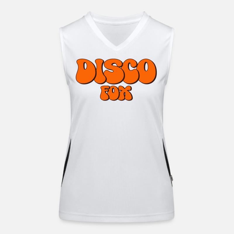 Disco Fox Tanz Tänzer Discothek Discofox tanzen Funktionelles Kontrast-Tank Top für Frauen