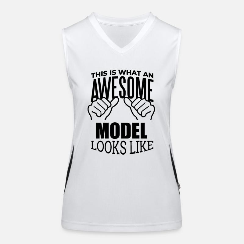 modèle Débardeur respirant contrasté Femme