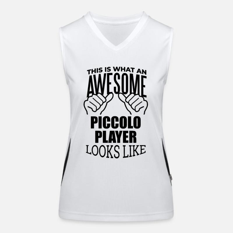 Piccoloflöte Funktionelles Kontrast-Tank Top für Frauen