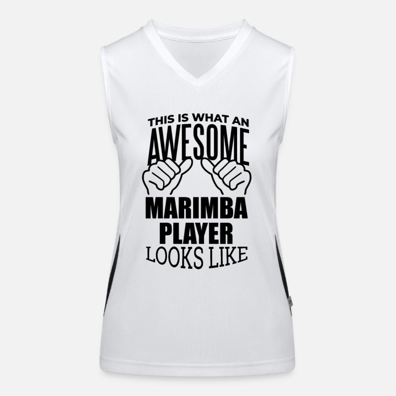 Marimba Funktionelles Kontrast-Tank Top für Frauen