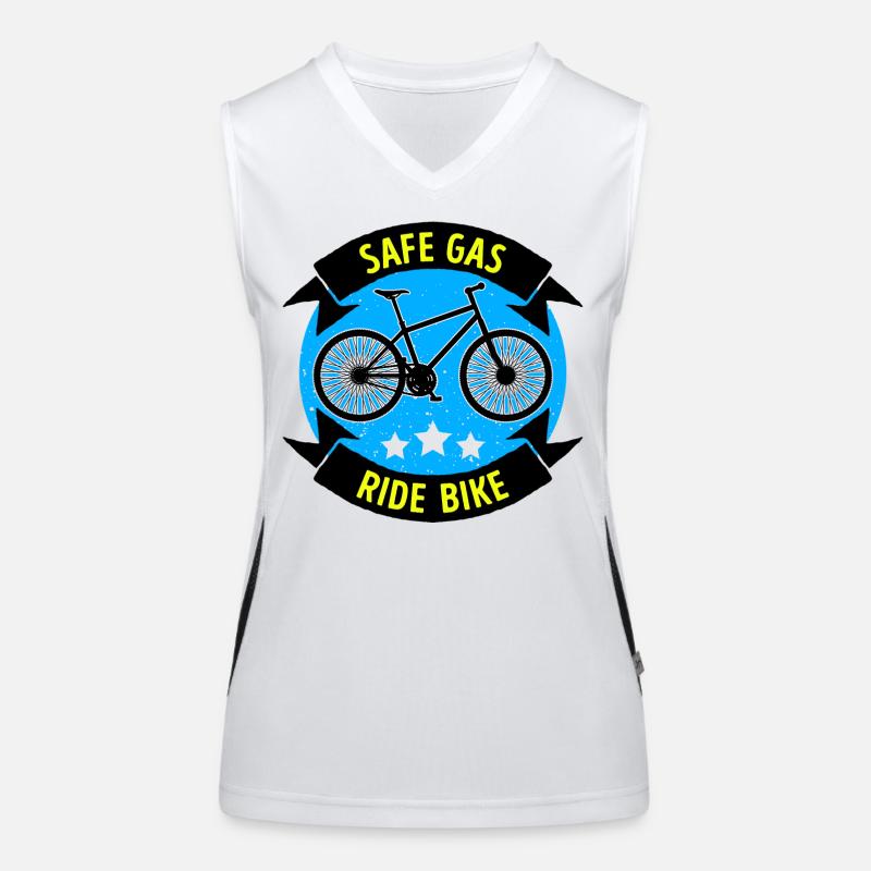 Energy Storage Refueling Bicycle Electrical Energy Women's Functional Contrast Tank Top