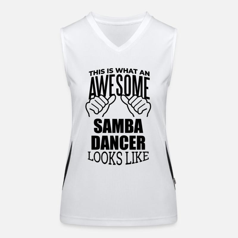 Samba Débardeur respirant contrasté Femme