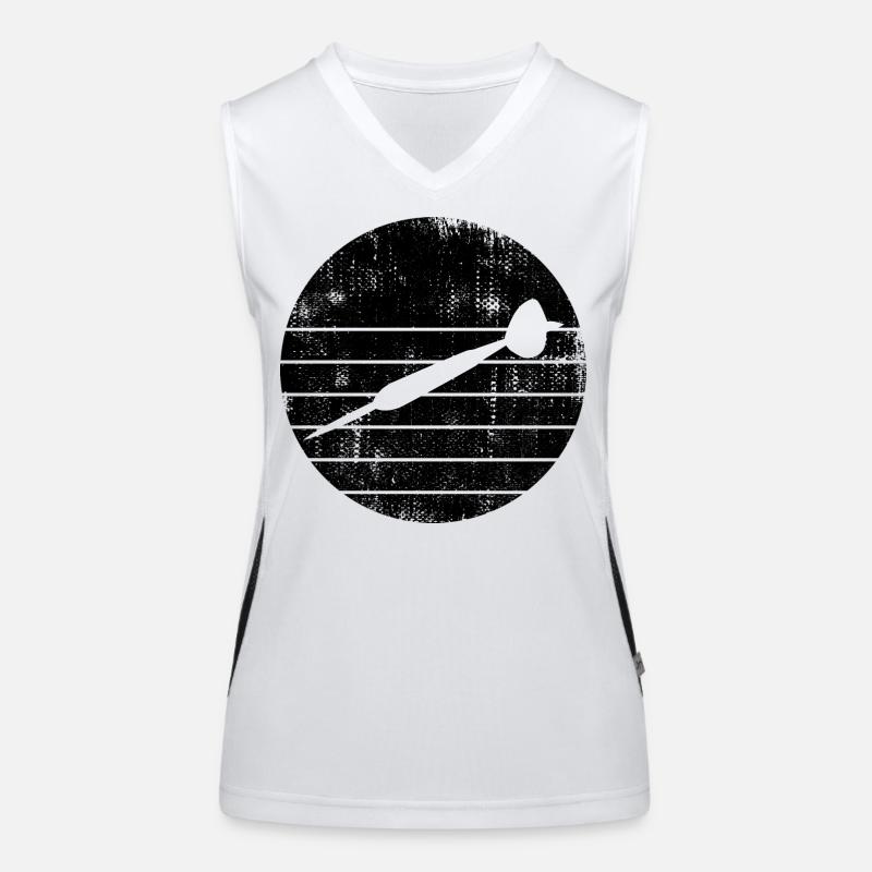 Dartpfeil Funktionelles Kontrast-Tank Top für Frauen