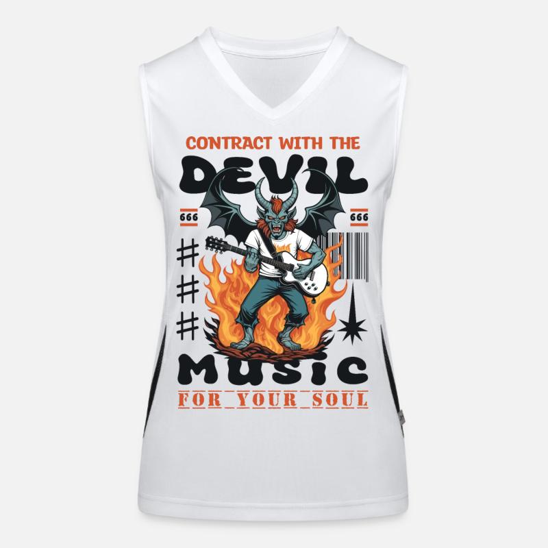 Devil Rock Music Women's Functional Contrast Tank Top