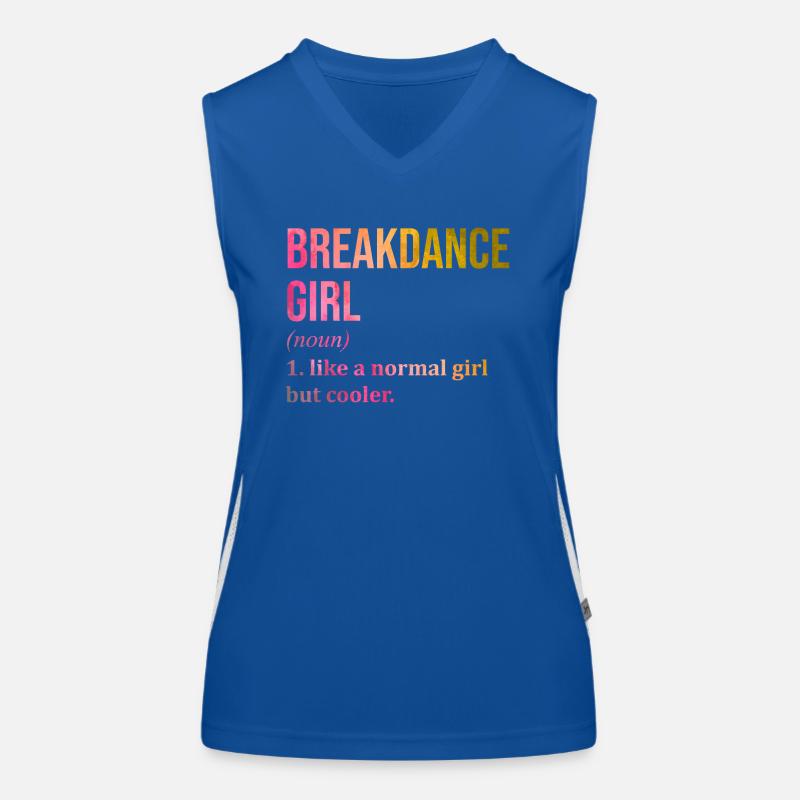Break Dance Women's Functional Contrast Tank Top