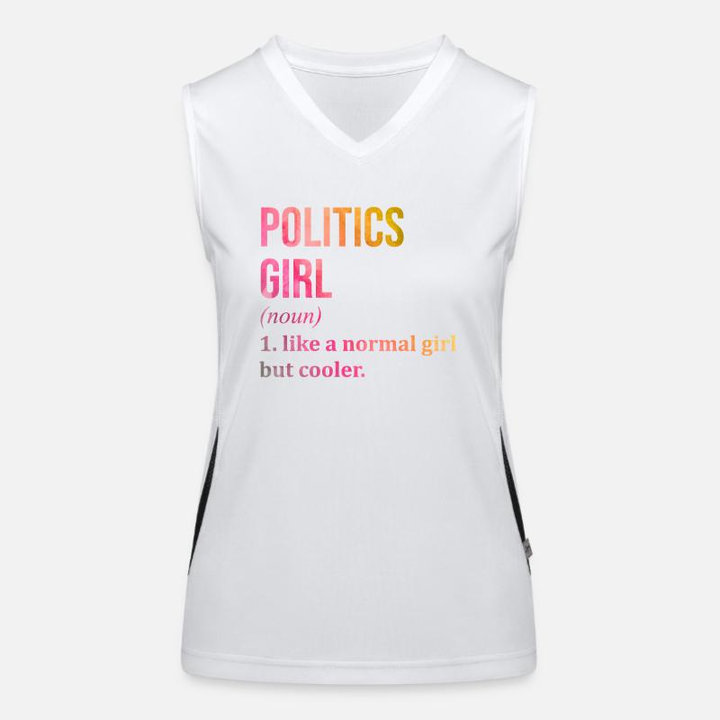 politisch Funktionelles Kontrast-Tank Top für Frauen