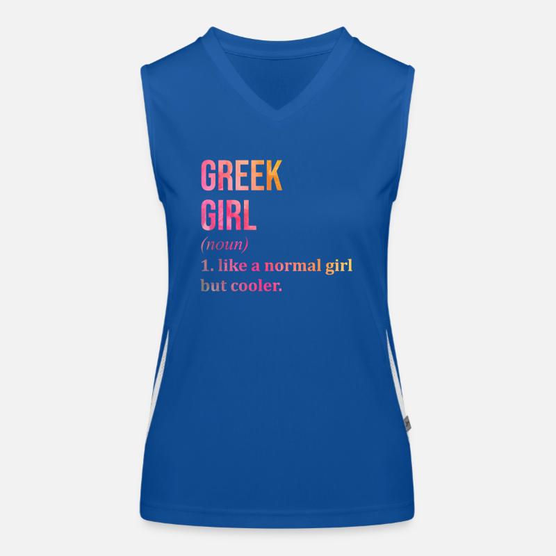 Grèce Débardeur respirant contrasté Femme