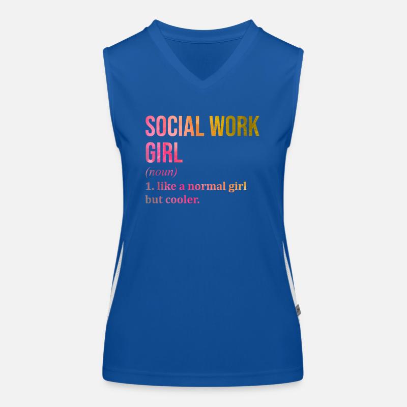 Social Work Women's Functional Contrast Tank Top
