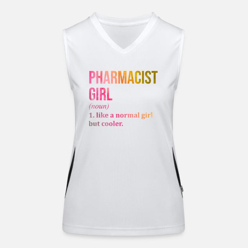 Apotheker Funktionelles Kontrast-Tank Top für Frauen