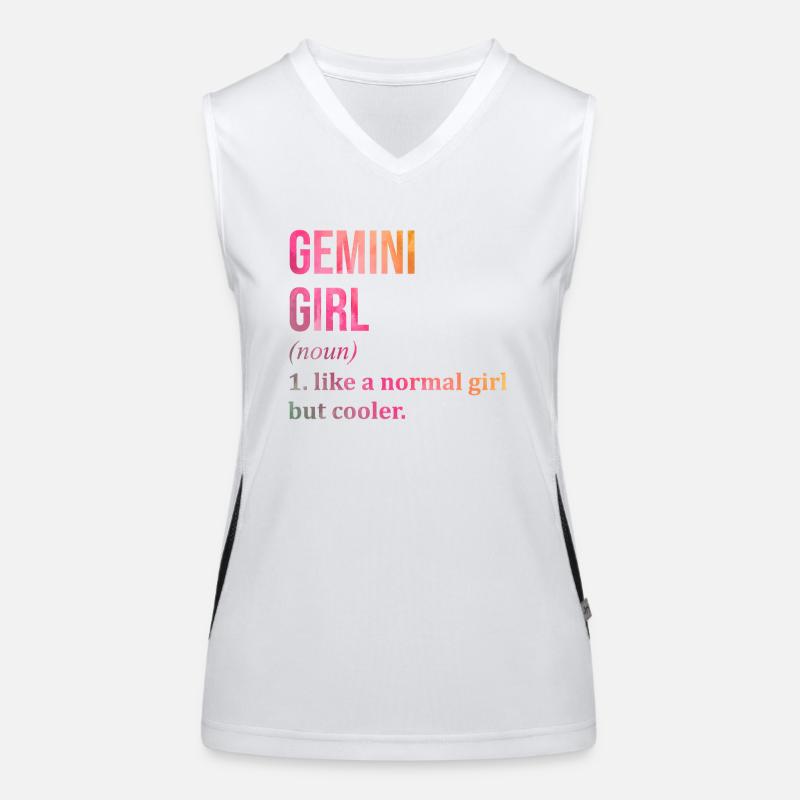 Gémeaux Débardeur respirant contrasté Femme