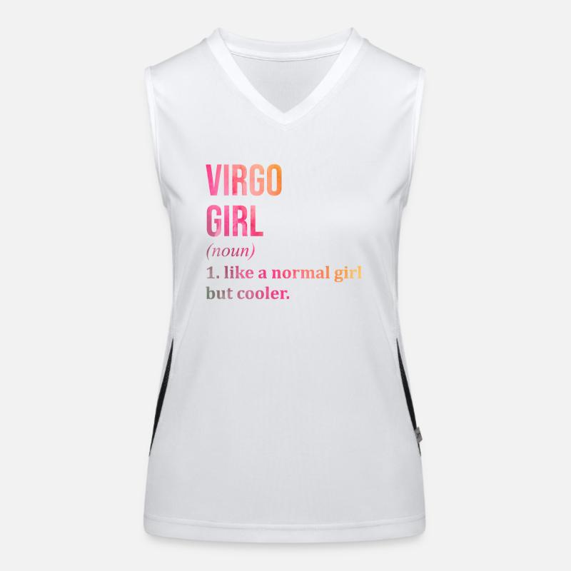 Jungfrau Funktionelles Kontrast-Tank Top für Frauen