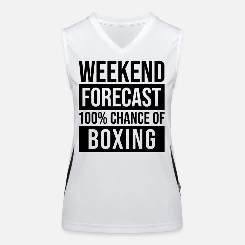 boxe Débardeur respirant contrasté Femme