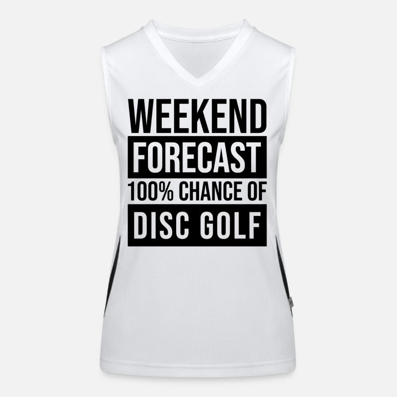 Discgolf Funktionelles Kontrast-Tank Top für Frauen