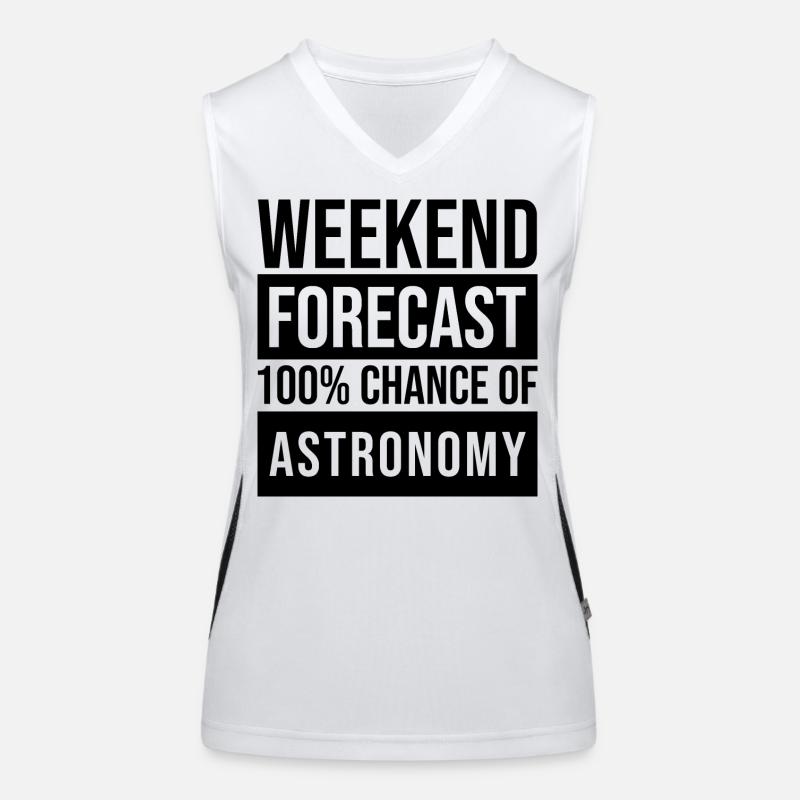 Astronomie Funktionelles Kontrast-Tank Top für Frauen