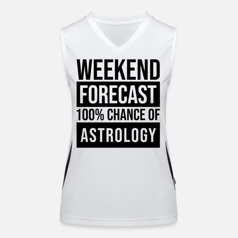 Astrologie Funktionelles Kontrast-Tank Top für Frauen
