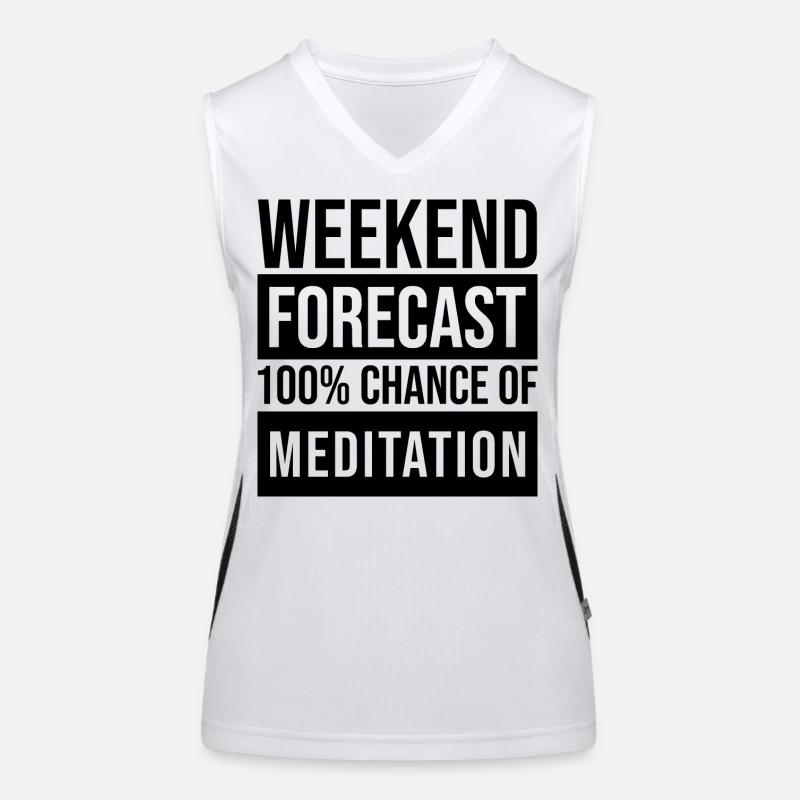 meditieren Funktionelles Kontrast-Tank Top für Frauen