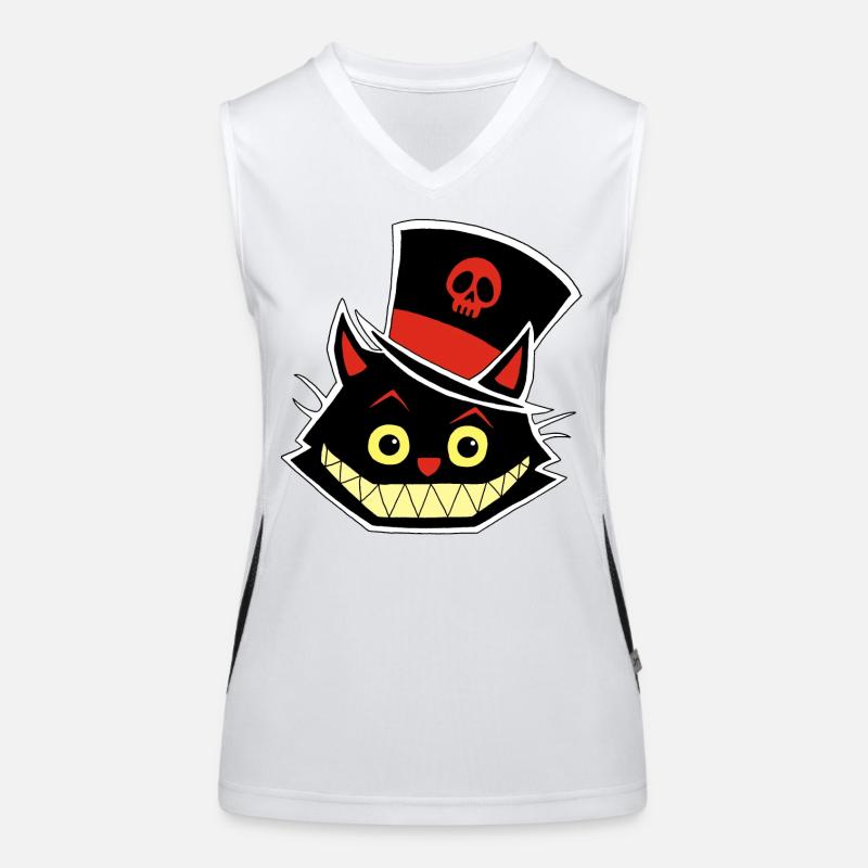 chat et chapeau Débardeur respirant contrasté Femme