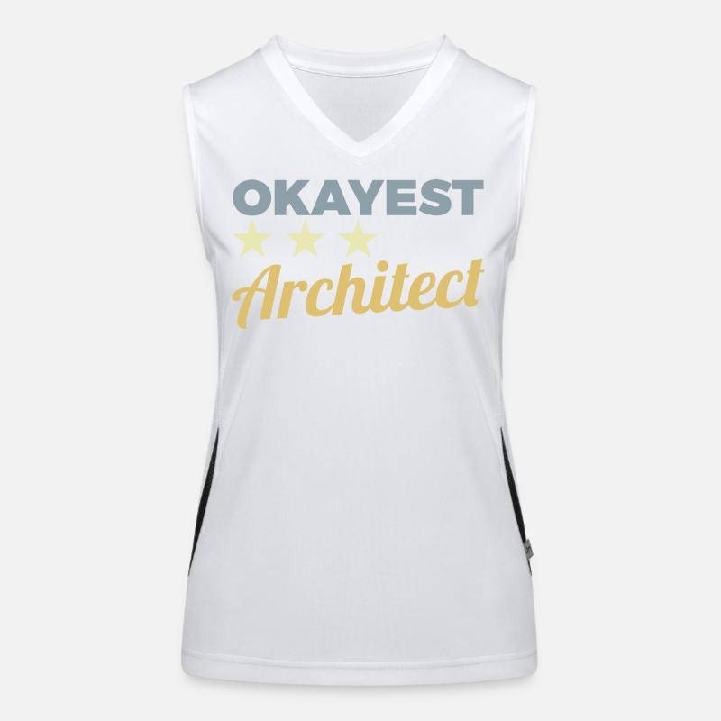 Okayest Architect Women's Functional Contrast Tank Top