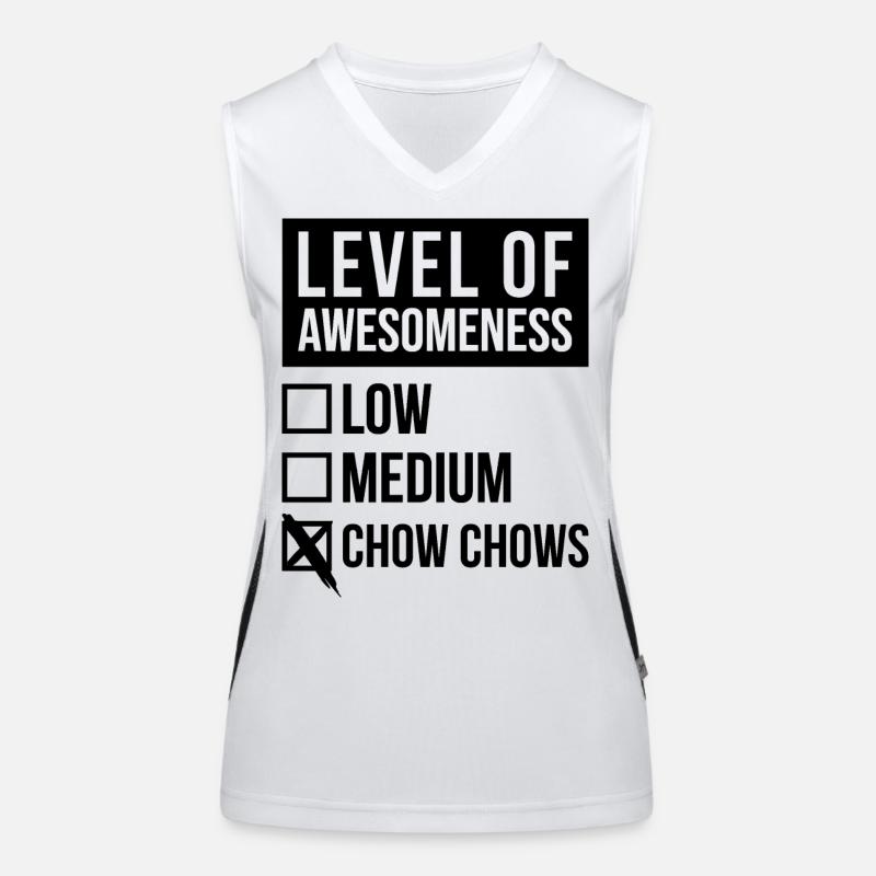 Chow Chow Funktionelles Kontrast-Tank Top für Frauen