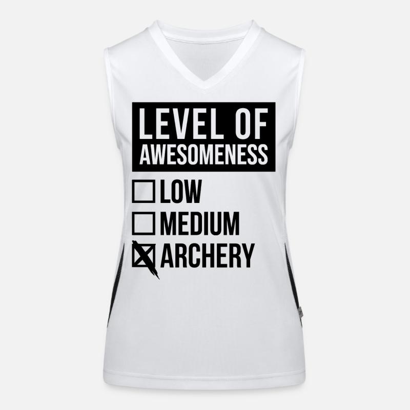 Bogenschießen Funktionelles Kontrast-Tank Top für Frauen