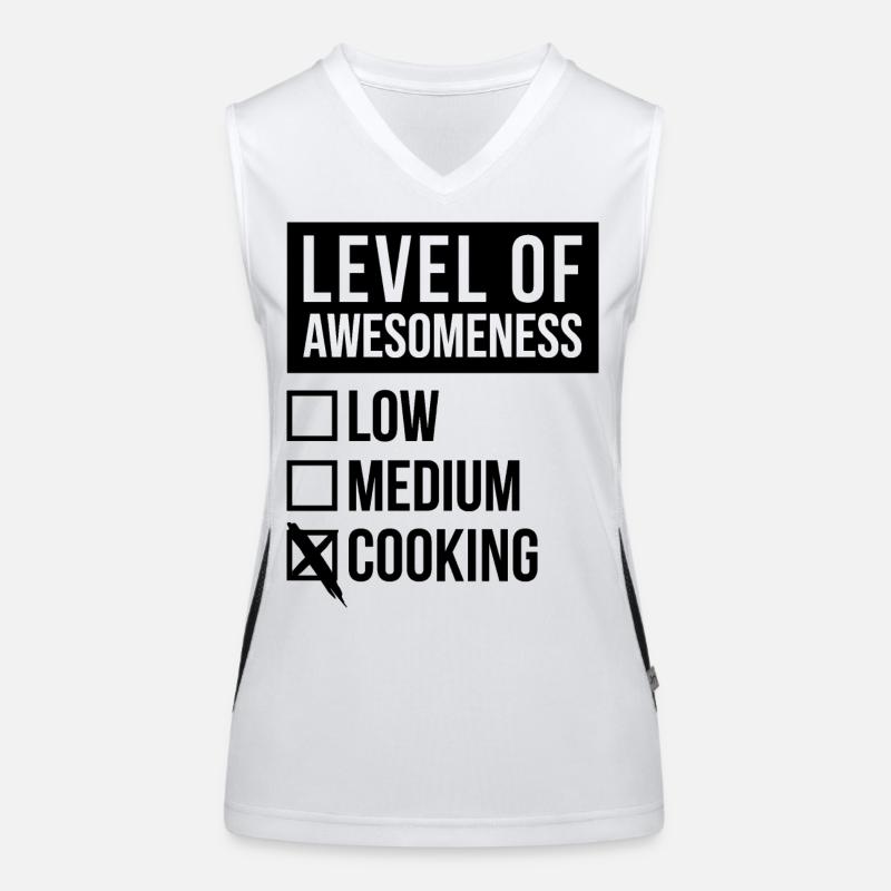 Kochen Funktionelles Kontrast-Tank Top für Frauen