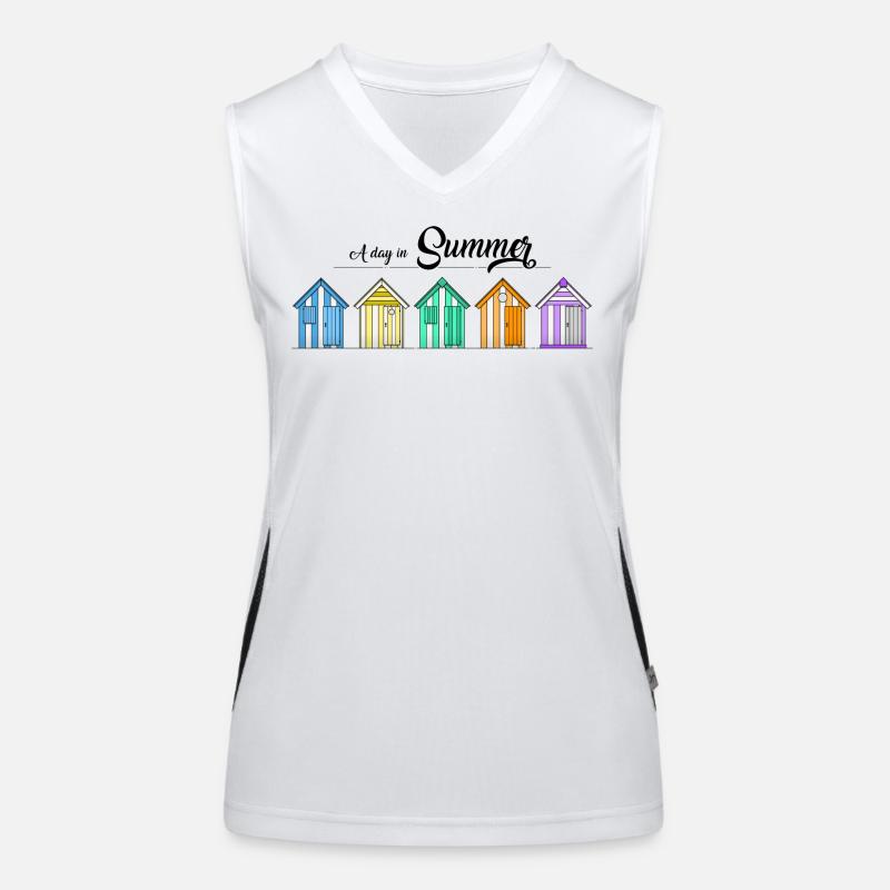 cabines de plage Débardeur respirant contrasté Femme