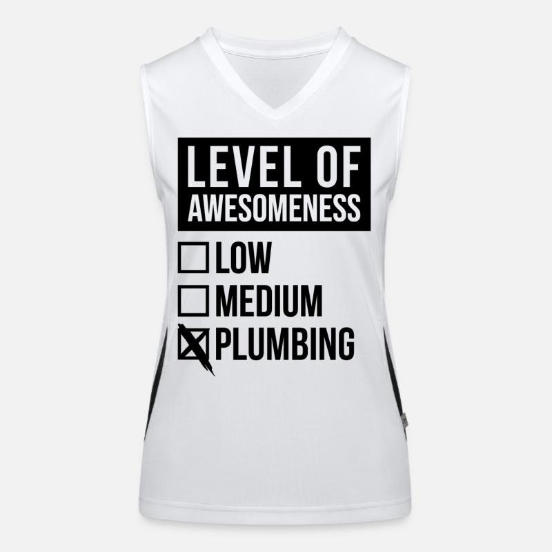 Klempner Funktionelles Kontrast-Tank Top für Frauen